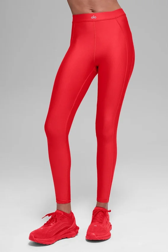 Airlift High-Waist Ignite 7/8-Leggings – Leuchtend Rot