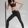 Airlift High-Waist Ignite 7/8-Leggings – Schwarz