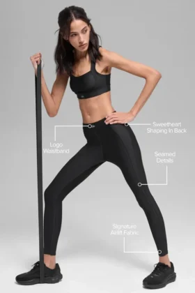 Airlift High-Waist Ignite 7/8-Leggings – Schwarz