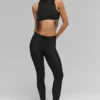 Airlift High-Waist Light Speed Leggings – Schwarz