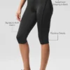 Airlift High-Waist Line-up Capri – Schwarz