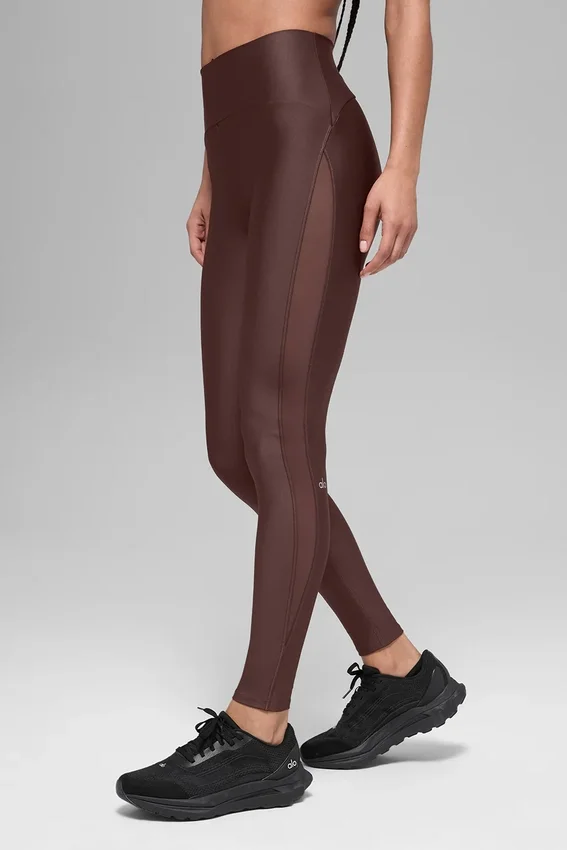 Airlift High-Waist Mesh Infatuation Leggings – Brownstone