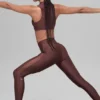 Airlift High-Waist Mesh Infatuation Leggings – Brownstone