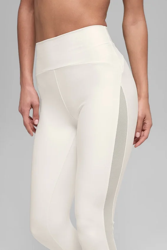 Airlift High-Waist Mesh Infatuation Leggings – Ivory