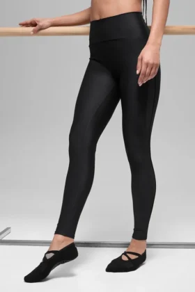 Airlift High-Waist Mesh Infatuation Leggings – Schwarz