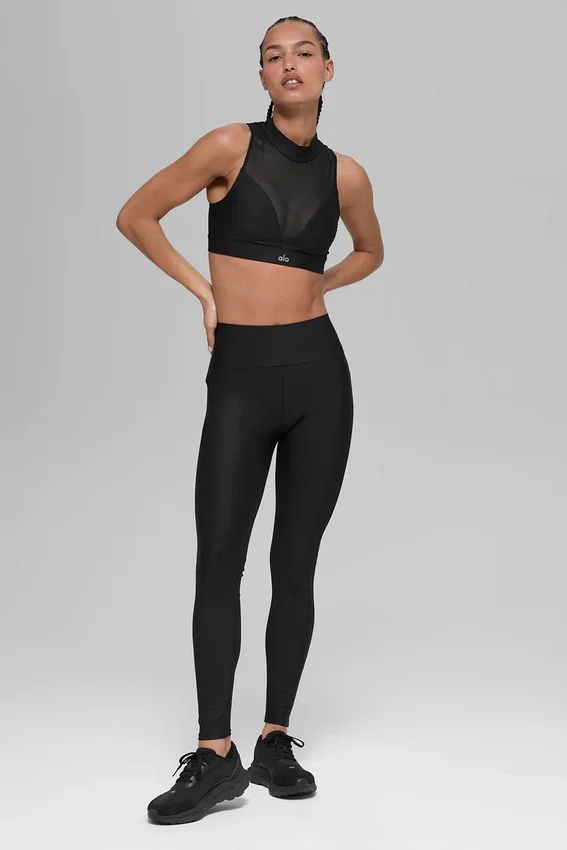 Airlift High-Waist Mesh Infatuation Leggings – Schwarz