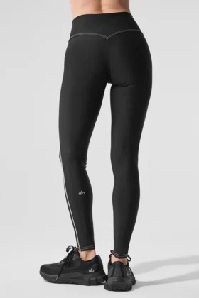 Airlift High-Waist Redefine Leggings – Schwarz/Weiß