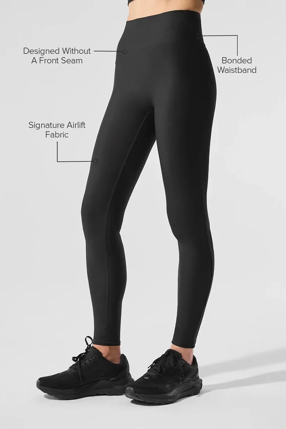 Airlift High-Waist Sleek Leggings – Schwarz