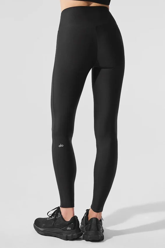 Airlift High-Waist Sleek Leggings – Schwarz