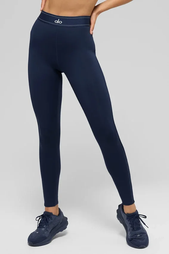 Airlift High-Waist Suit Up Legging – Navy/Navy