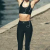 Airlift High-Waist Suit Up Leggings – Schwarz/Weiß