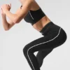 Airlift High-Waist Suit Up Leggings – Schwarz/Weiß
