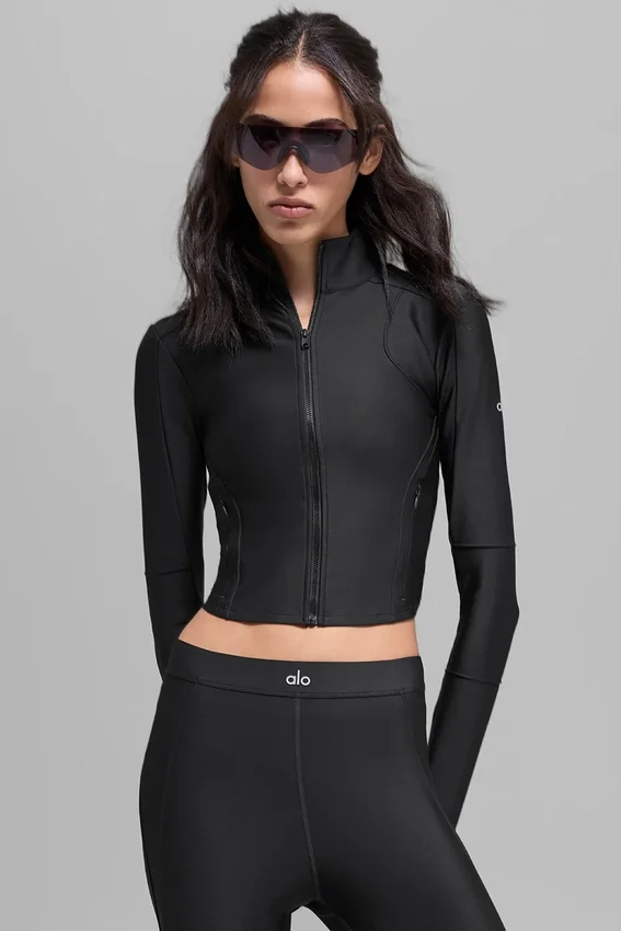 Airlift Ignite Reißverschlussjacke – Schwarz