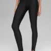 Airlift Love Language Stirrup-Leggings mit High-Waist-Taille – Schwarz