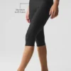 Airlift Mesh Divine Capri mit High-Waist – Schwarz