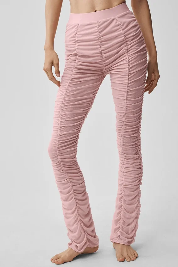 Airlift Mesh High-Waist Cherish Leggings – Vintage Pink