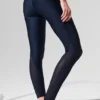 Airlift Mesh High-Waist Darling Stirrup Leggings – Navy
