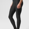 Airlift Mesh High-Waist Divine Leggings – Schwarz