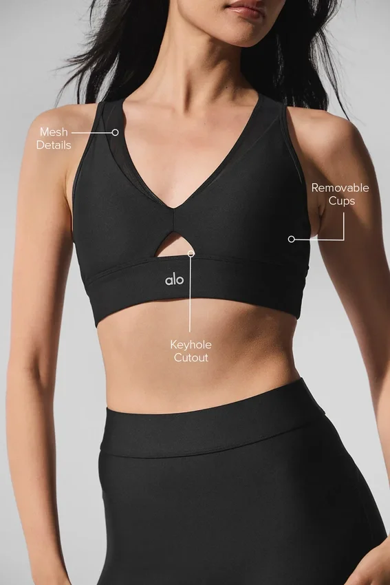 Airlift Mesh Just Right BH – Schwarz