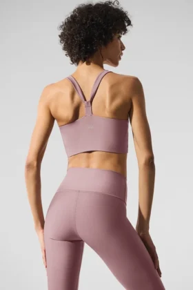 Airlift Sleek Bra Top – Smoky Quartz