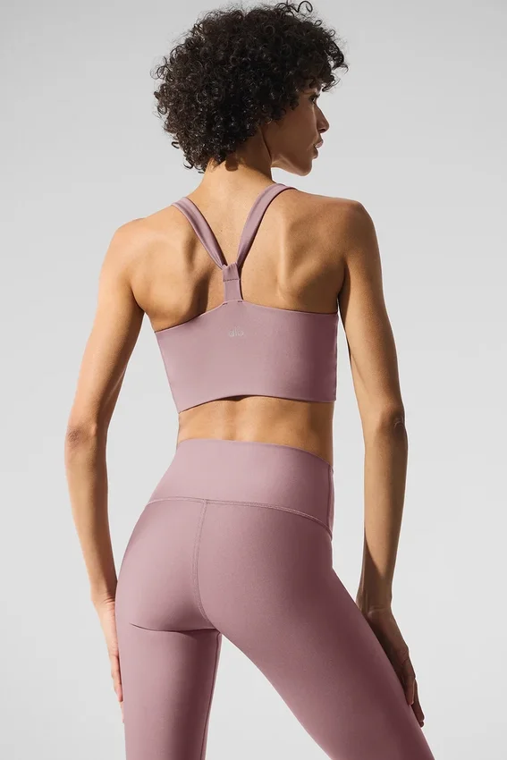 Airlift Sleek Bra Top – Smoky Quartz