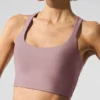 Airlift Sleek Bra Top – Smoky Quartz