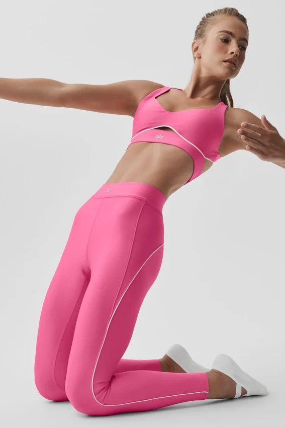 Airlift High-Waist 7/8 Speedwork Legging – Paradise Pink