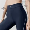 Airlift Speedwork-Leggings mit hoher Taille und 7/8-Beinlänge – Navy