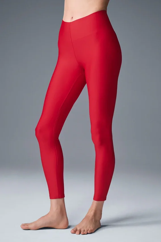 Airlift Strength Extreme High-Waist 7/8-Leggings – Bold Red