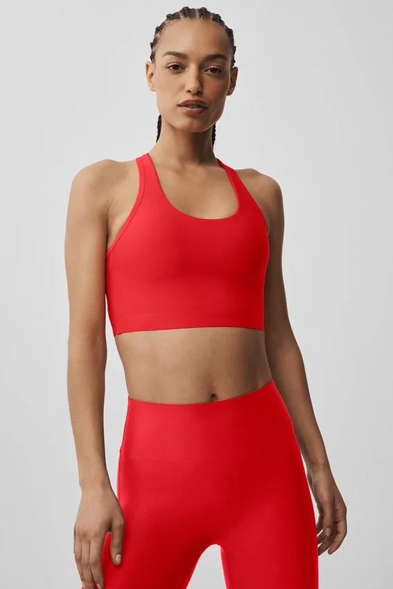 Airlift Super Sleek BH-Top – Leuchtend Rot