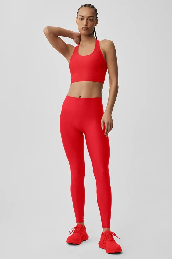 Airlift Super Sleek BH-Top – Leuchtend Rot
