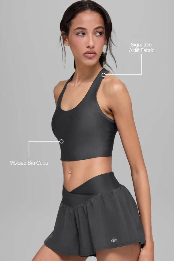Airlift Super Sleek Bra Top – Anthrazit