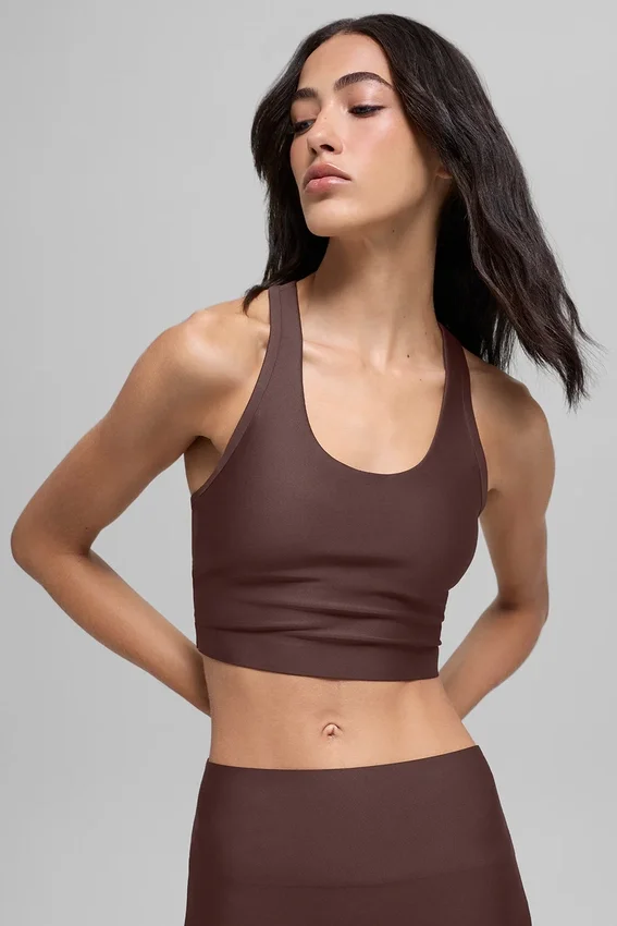 Airlift Super Sleek Bra Top – Brownstone