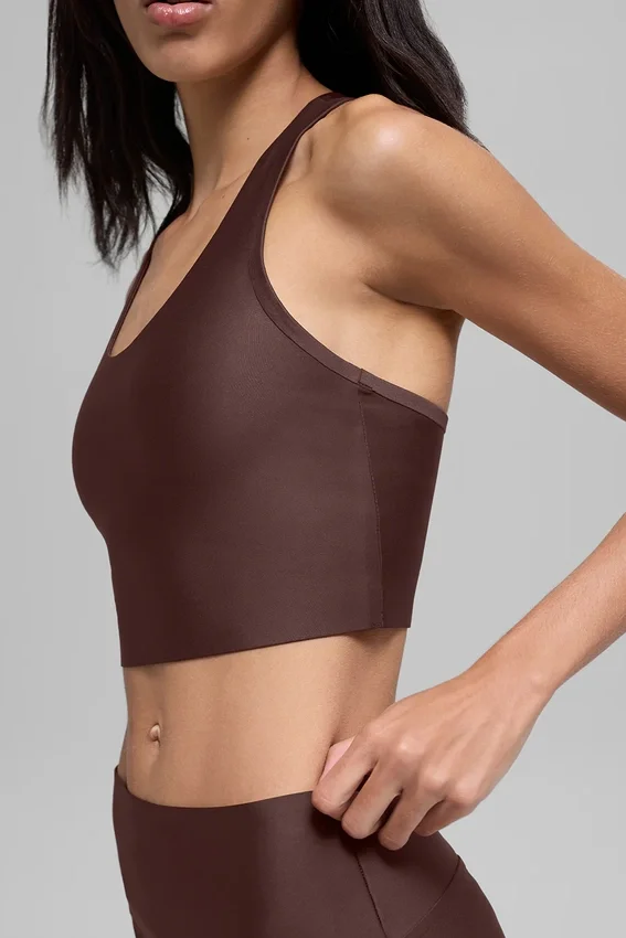 Airlift Super Sleek Bra Top – Brownstone