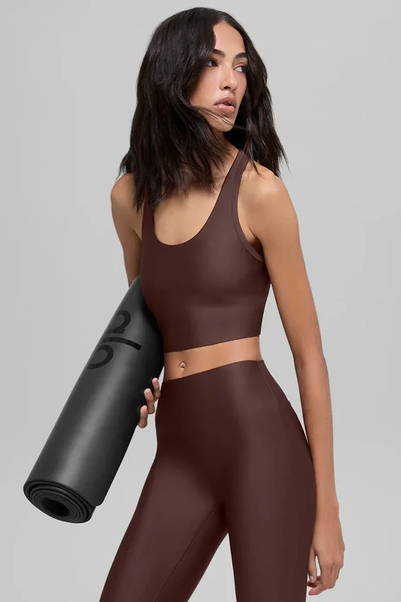 Airlift Super Sleek Bra Top – Brownstone