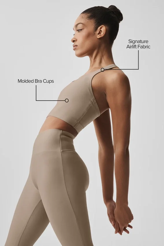 Airlift Super Sleek Bra Top – Gravel