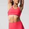 Airlift Super Sleek Contrast BH – Candy Red/Weiß