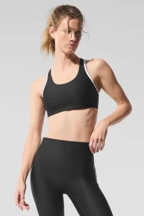 Airlift Super Sleek Contrast-BH – Schwarz/Weiß