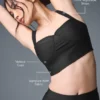 Airlift Turn It Up Bra-Top – Schwarz