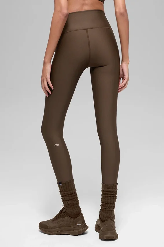 Airlift Winter Warm High-Waist Leggings – Espresso