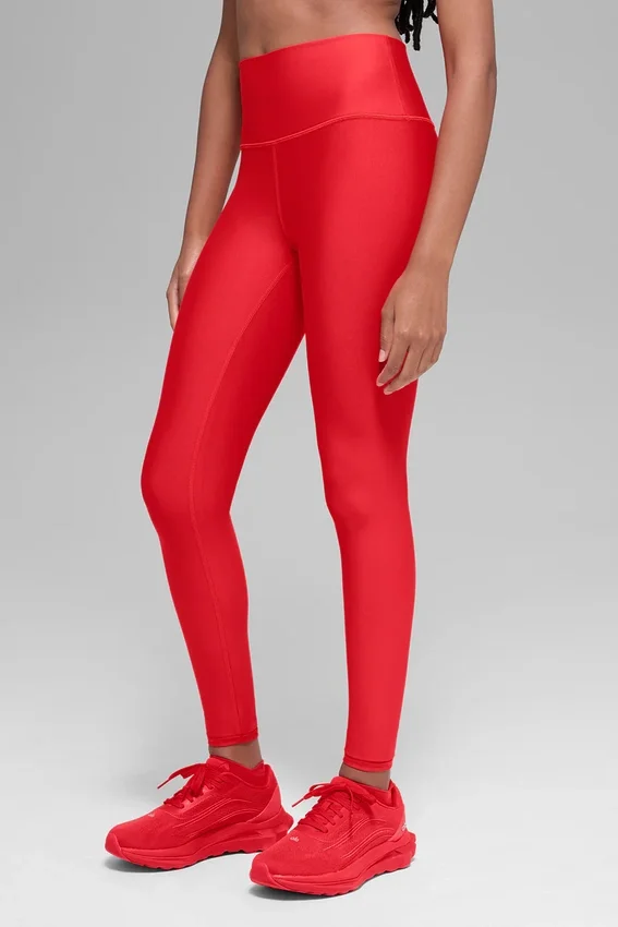 Airlift Winter Warm High-Waist Leggings – Leuchtend Rot