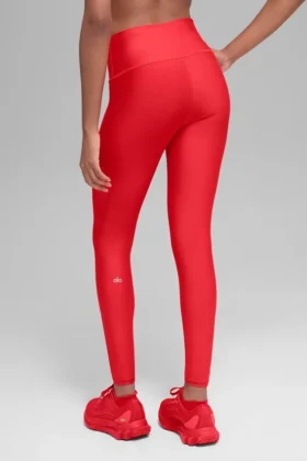 Airlift Winter Warm High-Waist Leggings – Leuchtend Rot