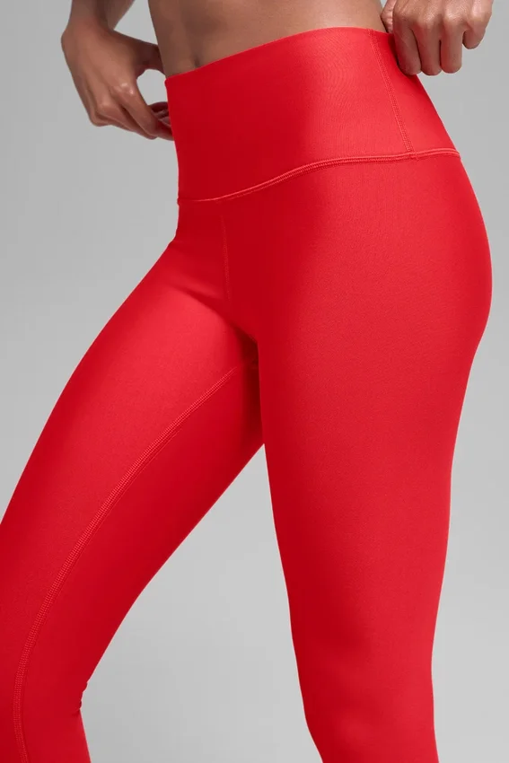 Airlift Winter Warm High-Waist Leggings – Leuchtend Rot