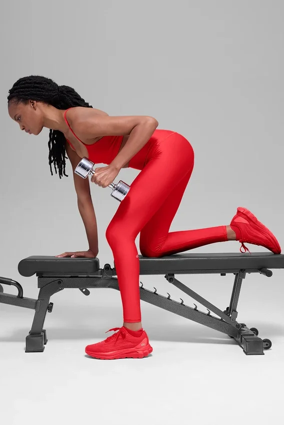 Airlift Winter Warm High-Waist Leggings – Leuchtend Rot