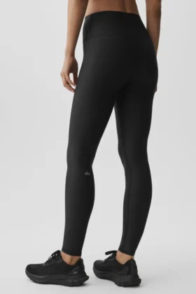 Airlift Winter Warm High-Waist Leggings – Schwarz