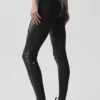 Airlift Winter Warm High-Waist Supermoto Leggings – Schwarz