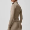 Airlift Winter Warm Radiant Jacke mit durchgehendem Reißverschluss – Gravel