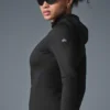 Airlift Winter Warm Runner mit Kapuze – Schwarz