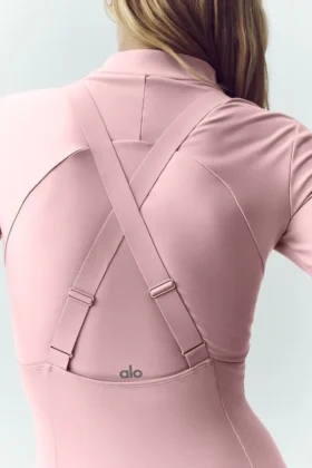 Airlift Winter Warm Ski Time Langarmshirt – Pink Champagne