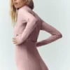 Airlift Winter Warm Ski Time Langarmshirt – Pink Champagne